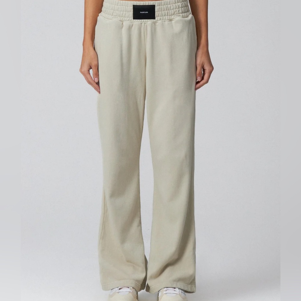 Talentless Women's Wide Leg Boxing Pants Bone XS Brand New